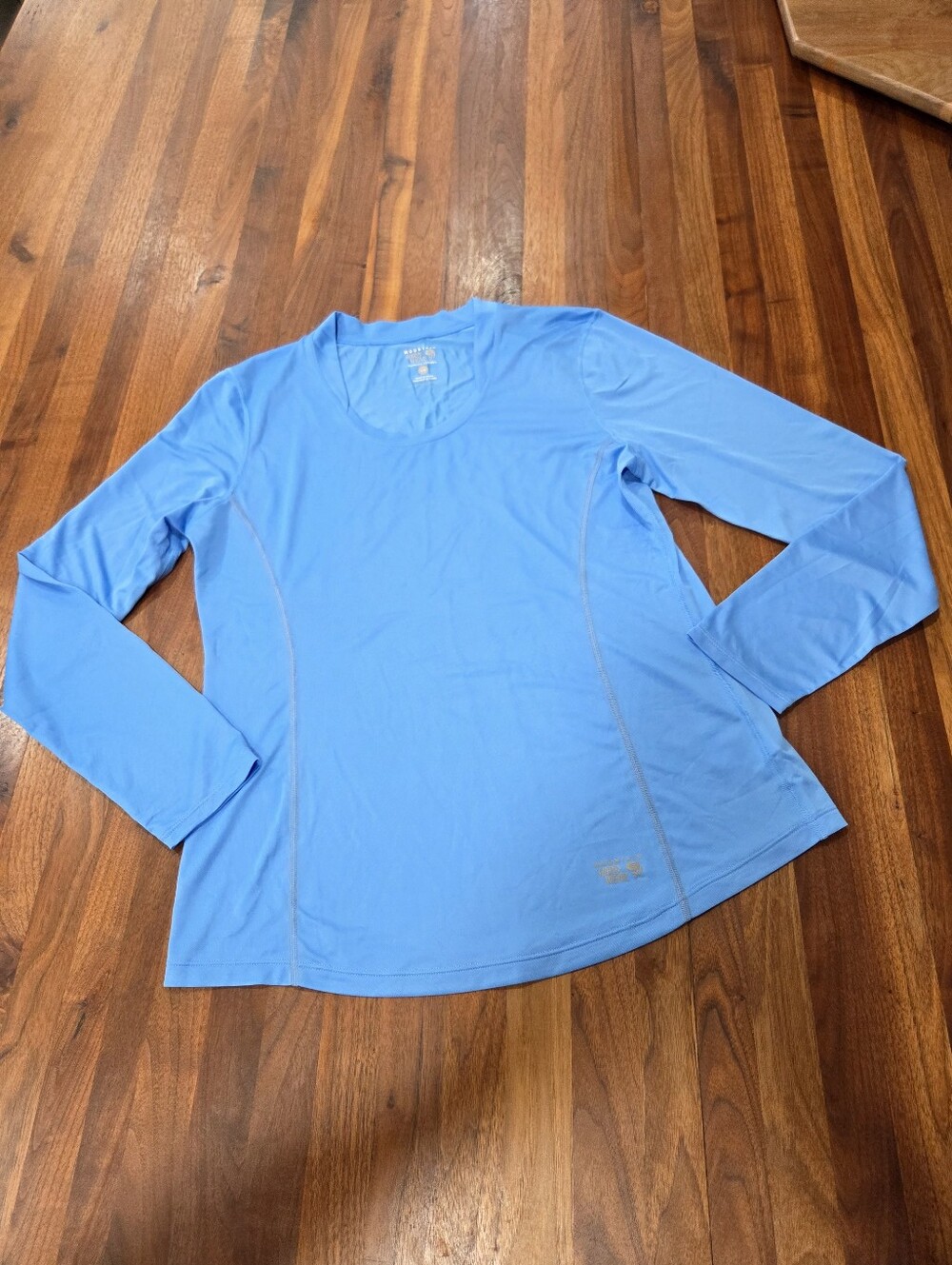 Mountain Hardwear Wicked Lite Women's Sky Blue Long-Sleeve Performance Top Sz LG